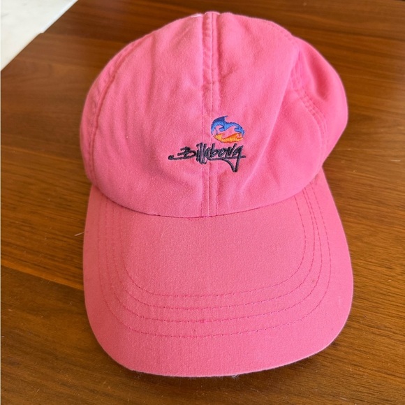 Other - Pink Billabong Cap with Embroidered Logo